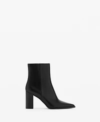 Mango Women's Block Heel Ankle Boots