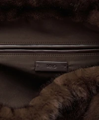 Mango Women's Fur Effect Shoulder Bag