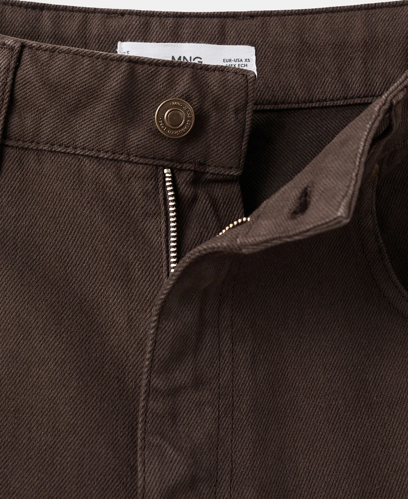 Mango Women's Mid-Rise Straight Jeans