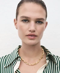 Mango Women's Combined Striped Shirt