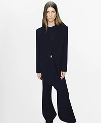 Mango Women's Double-Breasted Suit Jacket