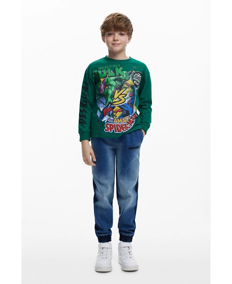 Desigual Boys's Marvel long-sleeve T-shirt