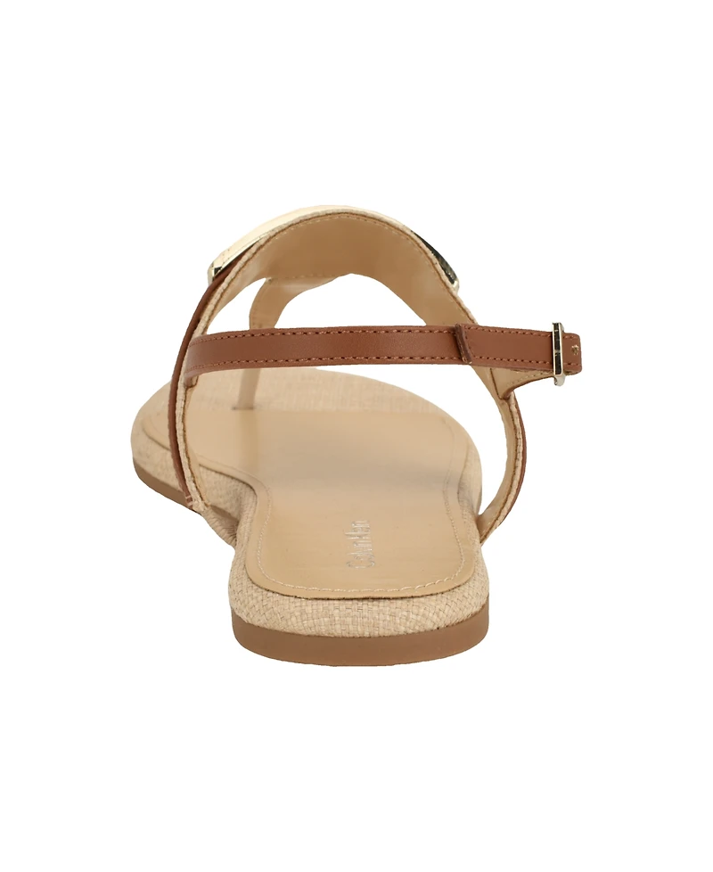 Calvin Klein Women's Bettia Flat Slingback Sandals
