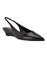 Calvin Klein Women's Mavalyn Tapered Low Wedge Slingback Pumps