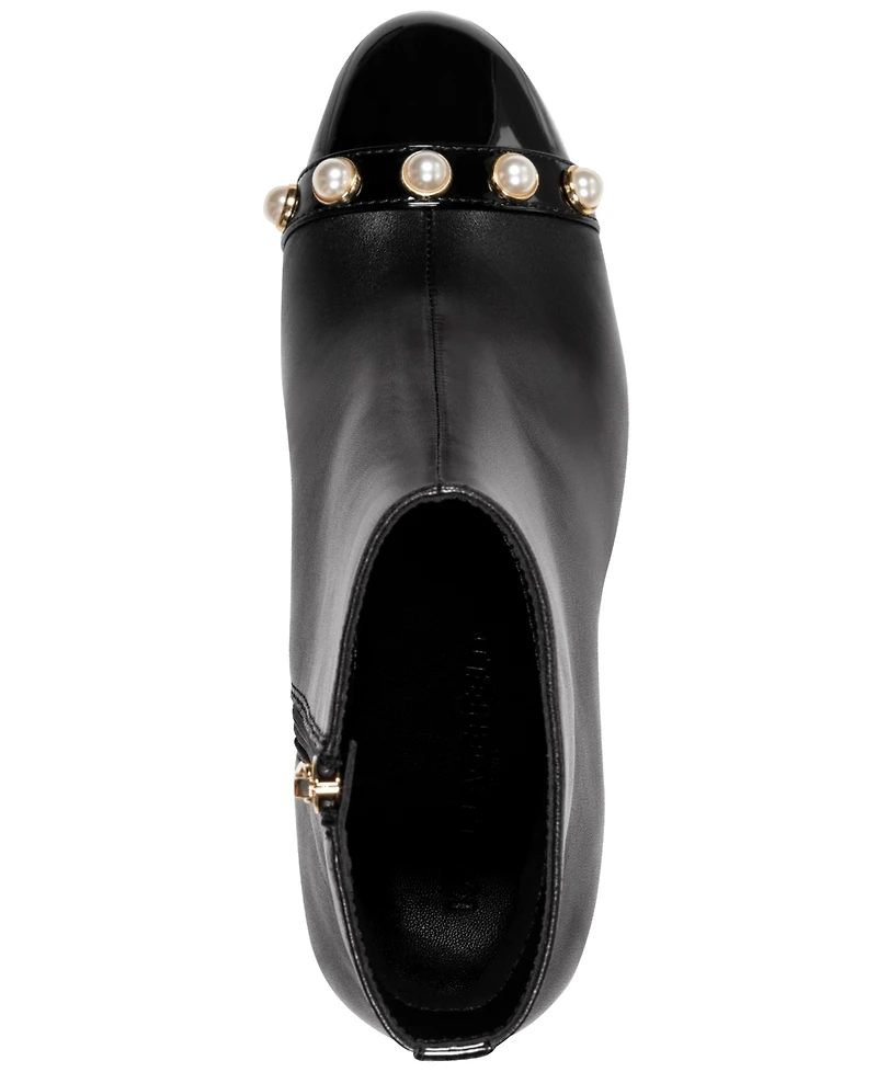 Karl Lagerfeld Paris Women's Dalyn Heeled Booties