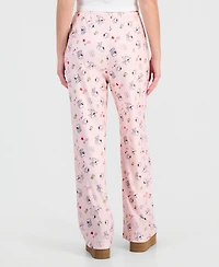 Love Tribe Juniors' Snoopy Valentine's Day Brushed Jersey Lounge Pants