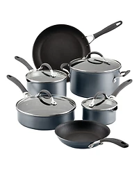 Circulon A1 Series with ScratchDefense Technology Aluminum 10 Piece Nonstick Induction Pots and Pans Cookware Set