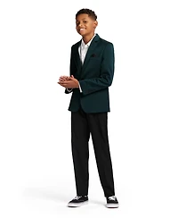 Calvin Klein Boys 8-20 Stretch Mini Texture Sport Coat