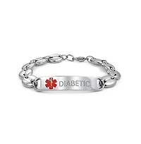 Bling Jewelry Medical Identification Medical Id Tag Bracelet Mariner Chain Stainless Steel