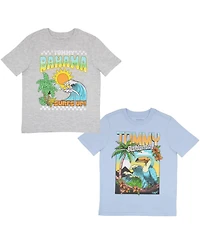 Tommy Bahama Boys 2 Piece Casual Crewneck T-Shirt Bundle Set
