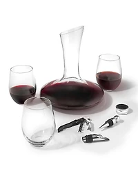 Godinger Monterey 9 Piece Wine Decanter Set