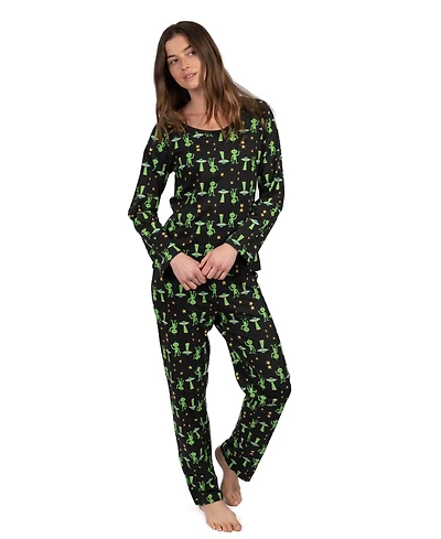 Leveret Women's Two Piece Cotton Halloween Pajamas