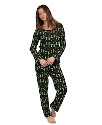 Leveret Women's Two Piece Cotton Halloween Pajamas