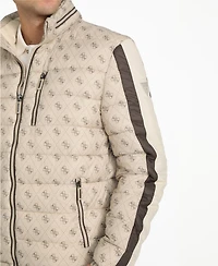 Guess Men's Color-Block Puffer Regular-Fit Jacket