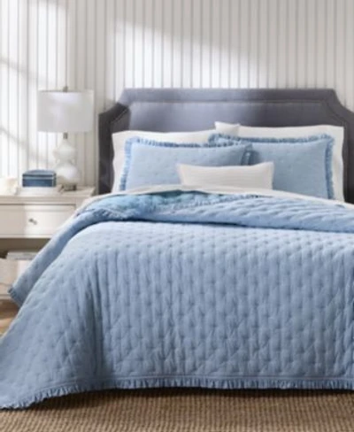 Charter Club Ruffle Pinstripe Quilt Set Exclusively At Macys