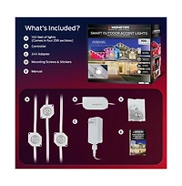 Monster Cable 100 ft Rgb Ic Permanent Outdoor Led Smart Lights
