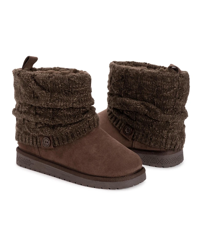 Muk Luks Women's Tall Cabin Socks