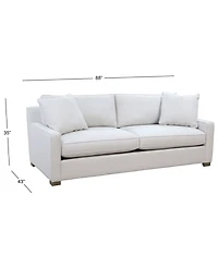 Stacia 87" Fabric Fully Padded Sofa