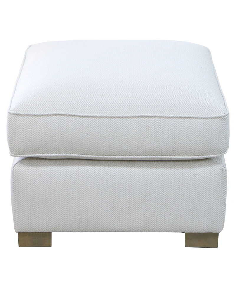 Stacia 33" Fabric Upholstered Bench Ottoman