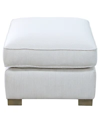 Stacia 33" Fabric Upholstered Bench Ottoman