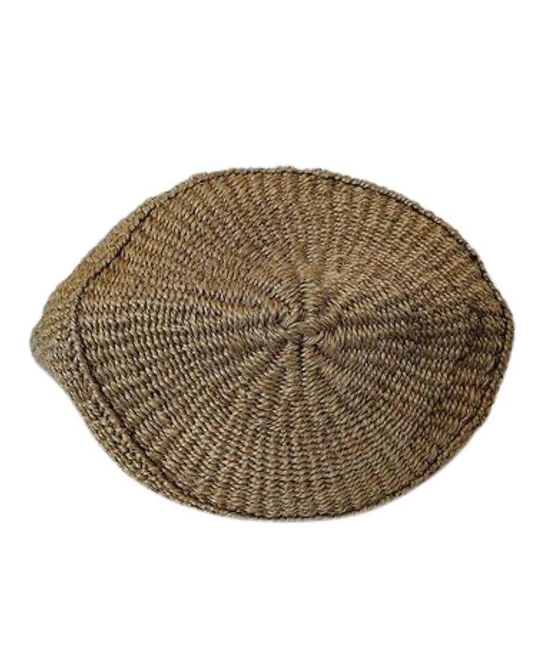 Peaceful Life Handmade Medium Sisal Basket Tote Bag