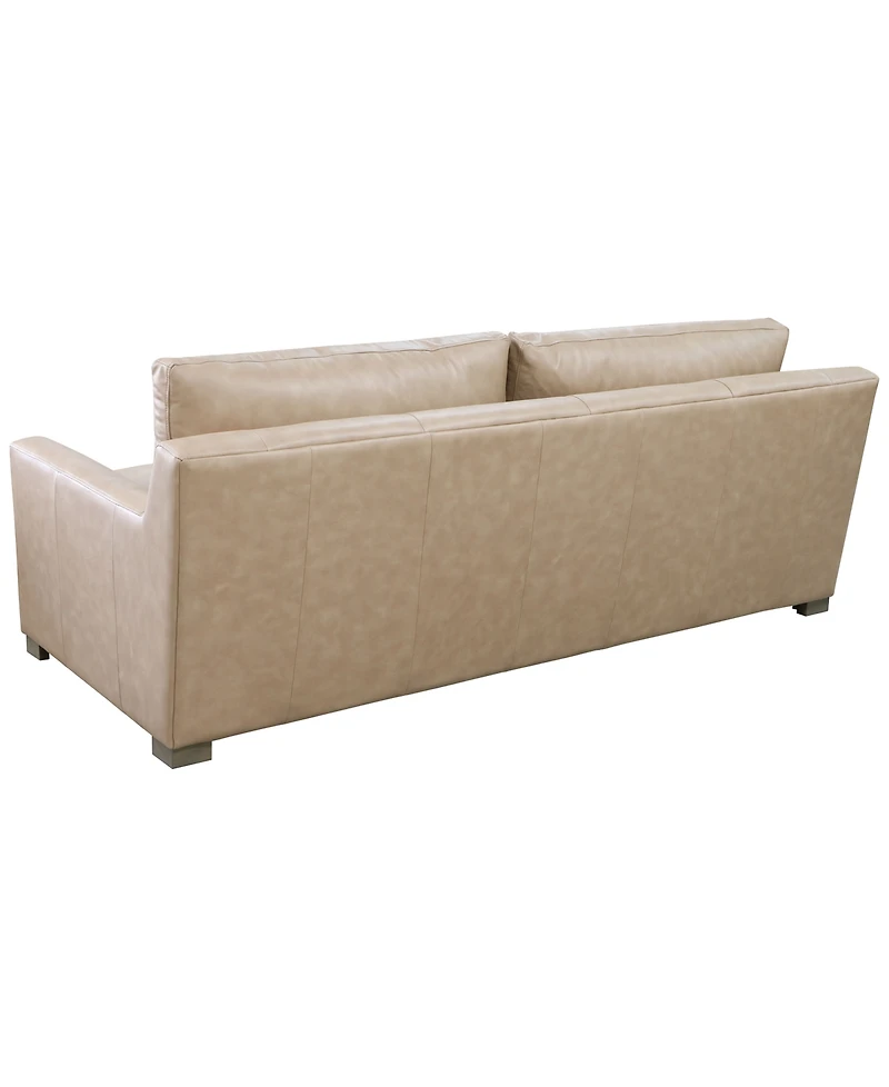 Stacia 87" Leather Upholstery Sofa