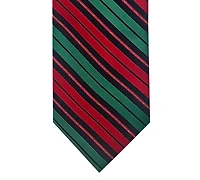 Hallmark Holiday Traditions Men's Candy Cane Pattern Slim Tie