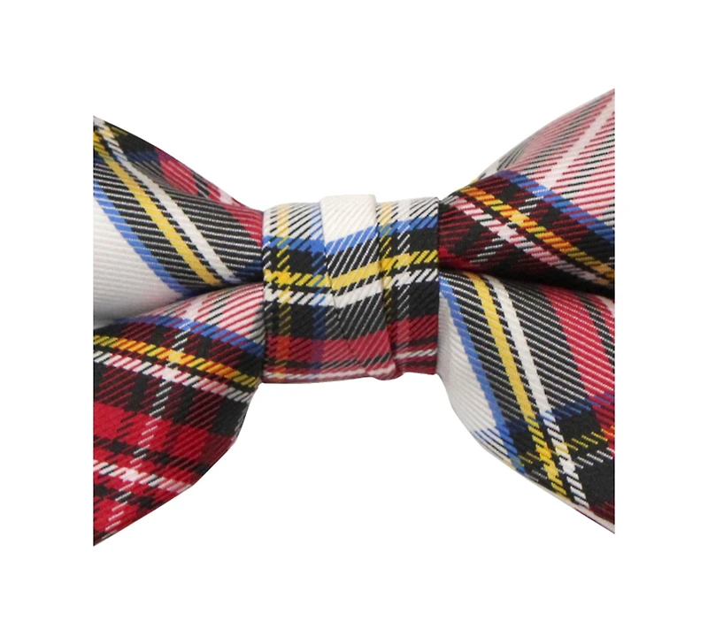 Hallmark Holiday Traditions Men's Tartan Plaid Slim Bow Tie