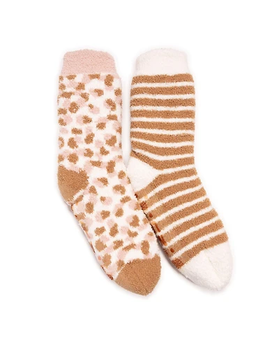 Muk Luks Women's 2 Pack Cozy Cabin Sock