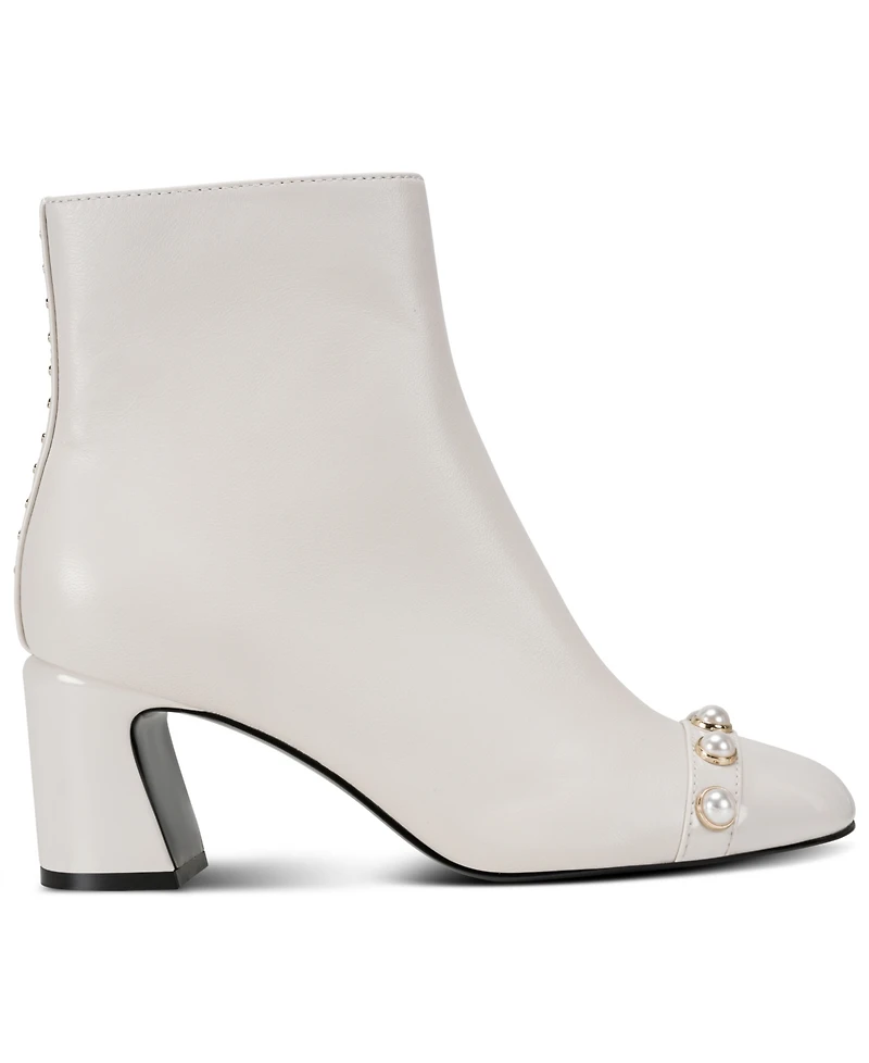 Karl Lagerfeld Paris Women's Dalyn Heeled Booties