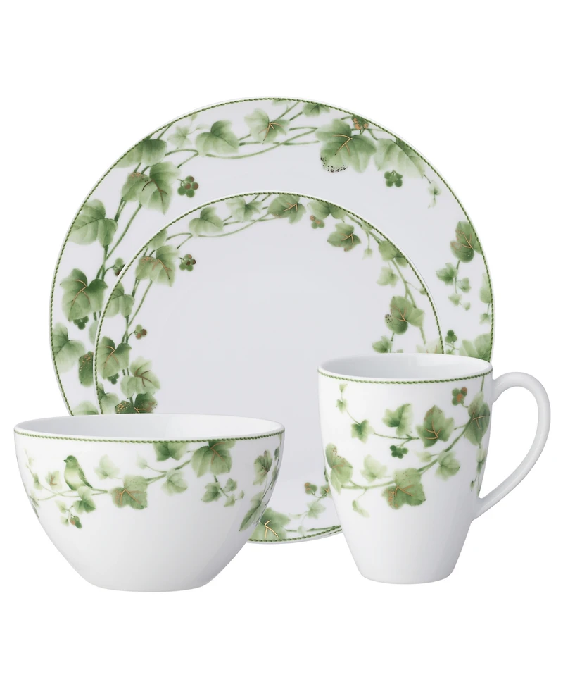 Noritake Ivy Whisper 4-Pc. Place Setting, Service For 1