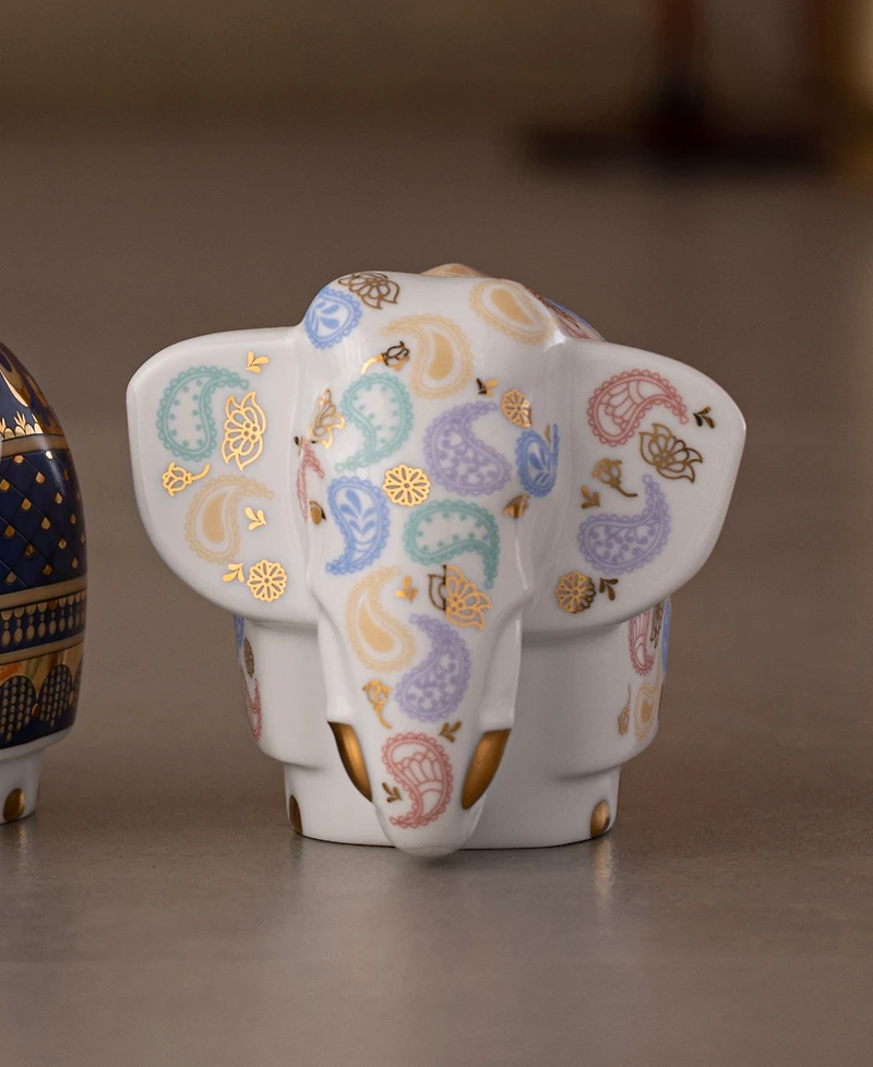 Noritake Paisley Gold-Tone Elephant Figurine
