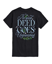 Airwaves Men's Wicked Part 2 Elphie No Good Deed Graphic Printed Short-Sleeve T-Shirt