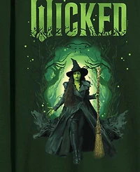 Airwaves Men's Wicked Part 2 Elphaba Forest Graphic Print Long-Sleeve T-Shirt