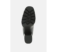 Womens sonia block heeled boots