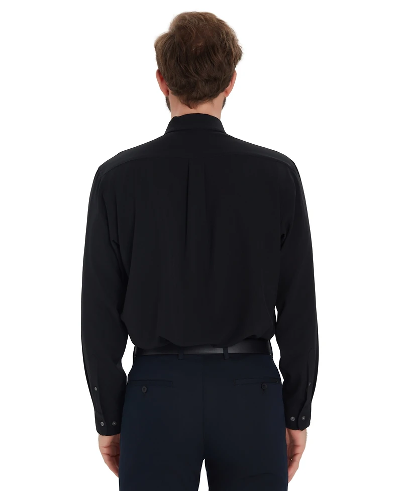 Club Room Men's Medium Gingham Dress Shirt, Macy's Exclusive