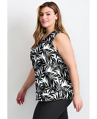 Avenue Women's Tops & Tees Sleeveless Double Layer Swing Tank