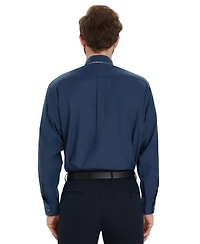 Club Room Men's Pinpoint Button Front Solid Dress Shirt, Macy's Exclusive