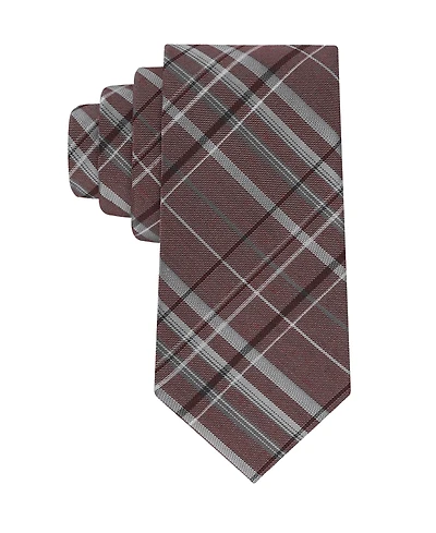 Calvin Klein Men's Theodore Plaid Pattern Tie
