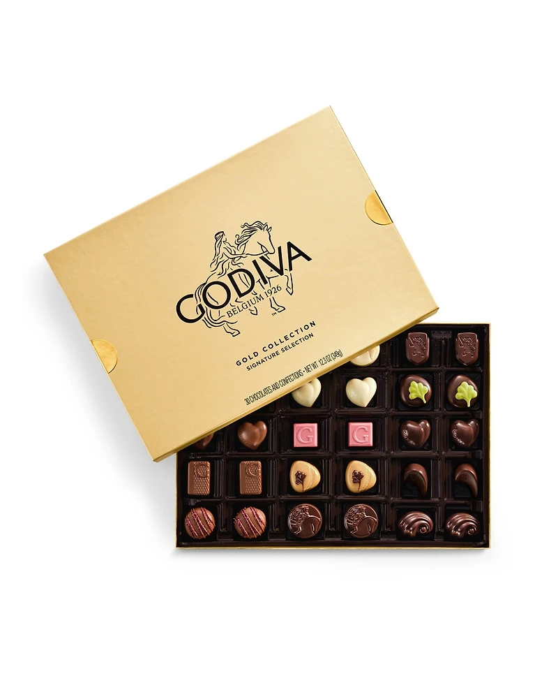 Godiva Assorted Chocolate Gold Collection Boxes Tower with Gold Ribbon, 53-Pc.