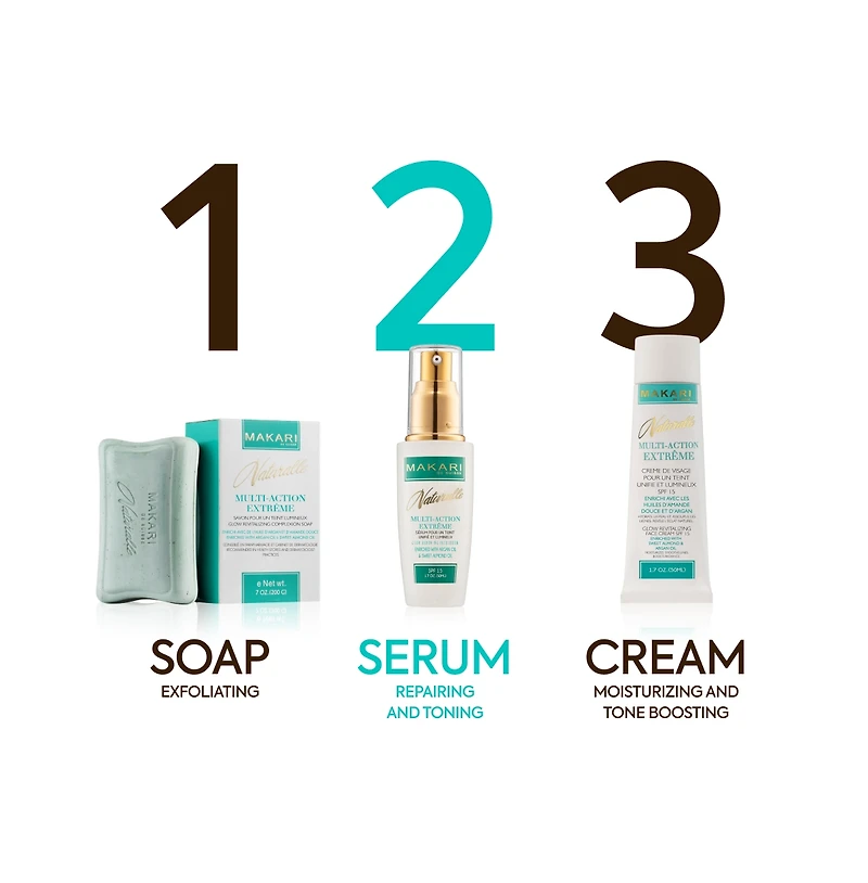 Naturalle Multi-Action Extreme Glow Revitalizing Face Serum - 1.7oz