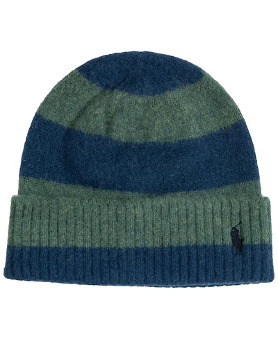 Polo Ralph Lauren Men's Brushed Stripe Beanie