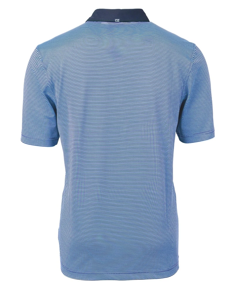 Cutter & Buck Men's Virtue Eco Pique Micro Stripe Recycled Polo Shirt