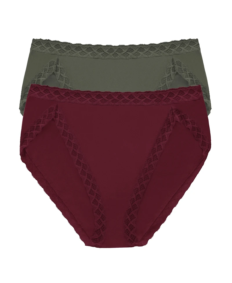 Natori Women's Bliss Supima Cotton French Cut Briefs 2-Pack