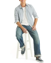 Nautica Men's Printed Long-Sleeve Shirt