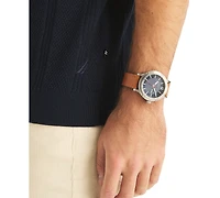 Nautica Men's Textured Open Front Polo Sweater