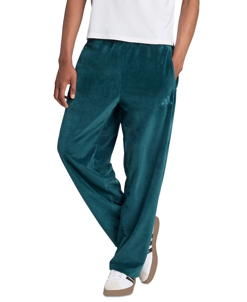 adidas Men's Relaxed-Fit Velour Tiro Track Pants