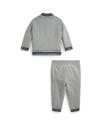 Polo Ralph Lauren Baby Boys Baseball Jacket and Jogger Pants, 2-Piece Set