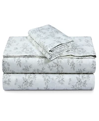 Tribeca Living 300-Thread Count Cotton -Pc. Extra Deep Pocket Sheet Set