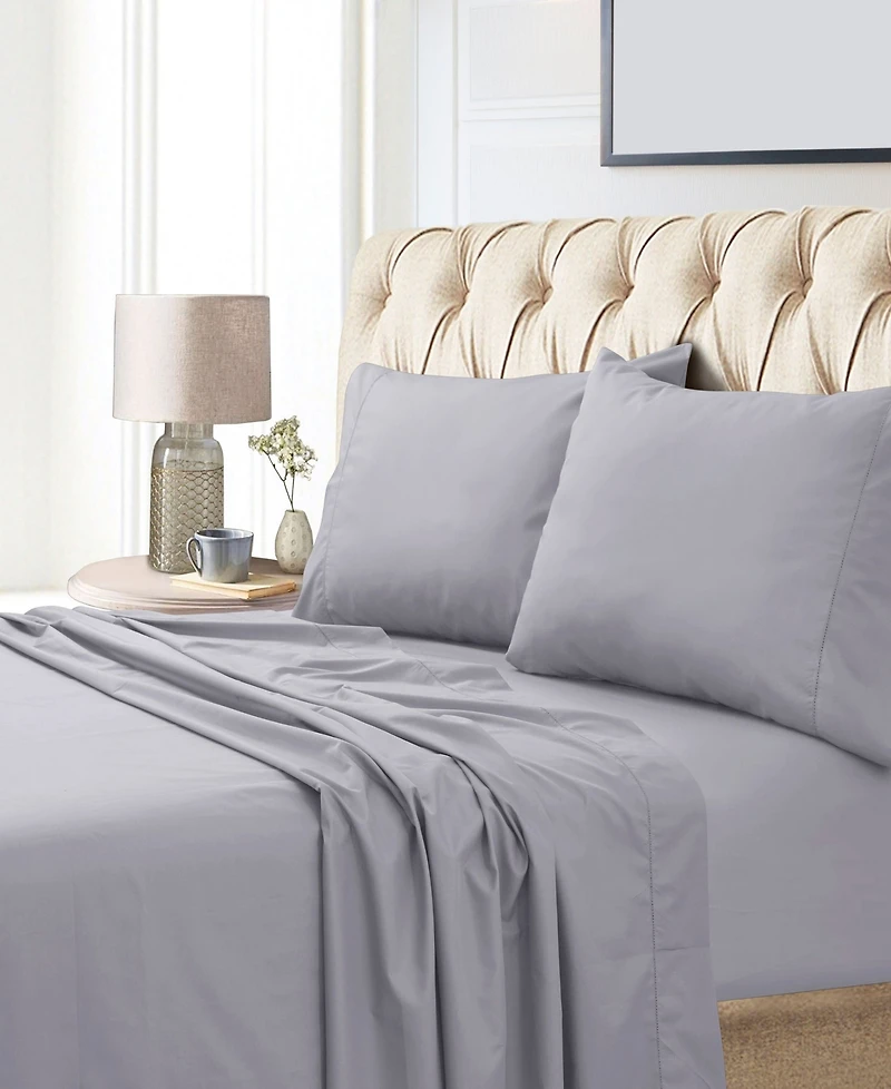 Tribeca Living Egyptian Cotton Sateen 800 Thread Count Extra Deep Pocket Queen Sheet Set